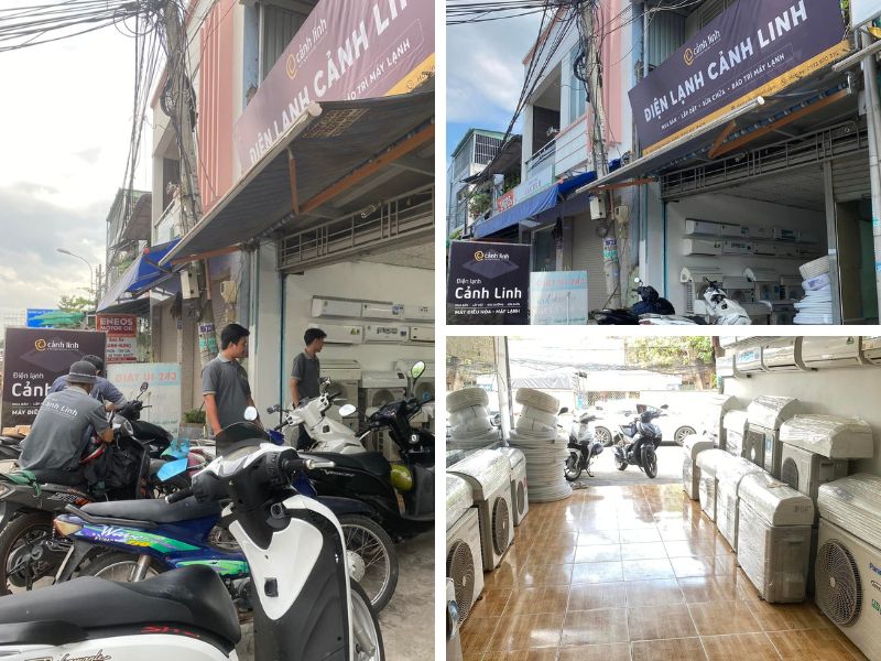 Cửa hàng điện lạnh cảnh linh